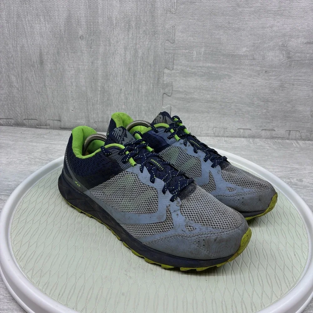 New Balance 590v3 Trail Running Shoes Mens 10.5 Blue Lime Extra Wide MT590LC3